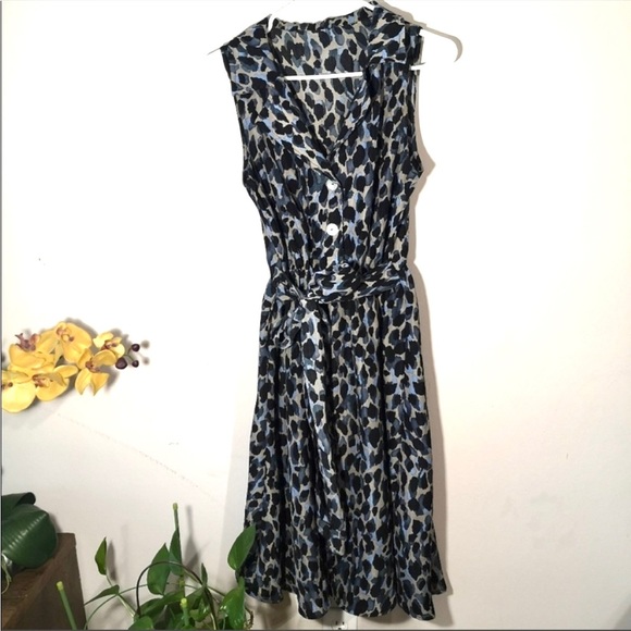 Leopard print vintage dress - Picture 2 of 7